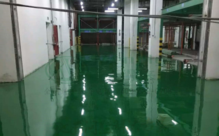 11月民和民和环氧地坪施工高峰来袭，梦得来化工多项目同步推进保交付